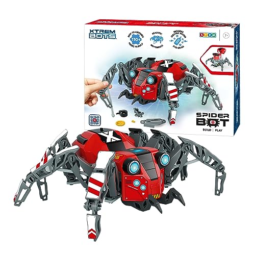 Xtrem Bots Spider BOT - Robotica para Niños Araña | Kit Robotica +7 Años | Robot Juguete 110 Piezas | Juguetes Niños | Robot Niños | Fácil De Montar