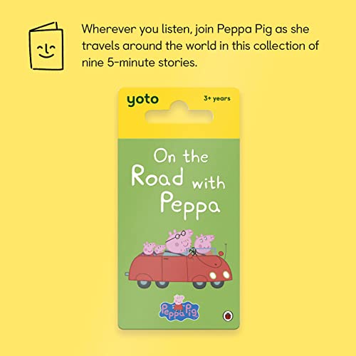 Yoto Peppa Pig: On The Road with Peppa – Tarjeta de audiolibro en inglés para niños para Usar con Yoto Player y Mini Reproductor de Audio Todo en 1, para niños a Partir de 3 años