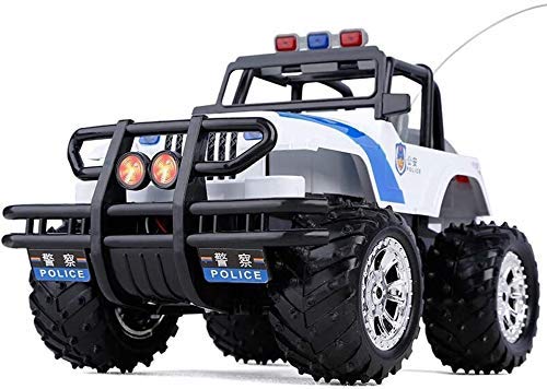 YQGOO 1:14 RC Cars Race Buggy Off Road Rock Vehicle Remote Control Crawlers Chariot Truck Gifts for Boys Girls Birthday Christmas (Color : Police Car,)