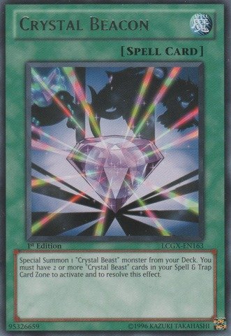 YU-GI-OH! - Crystal Beacon (LCGX-EN163) - Colección Legendaria 2 - 1ª Edición - Raro