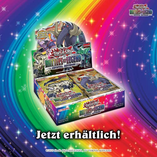 Yu-Gi-Oh! TRADING CARD GAME Battles of Legend – Crystal Revenge Display – 1 Edición Alemana