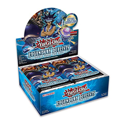 Yu-Gi-Oh! TRADING CARD GAME Yu-Gi-Oh Card Game Legendary Duelists-Duels from The Deep-Display-Edición Alemana, Multicolor (Konami 28AB79872B)