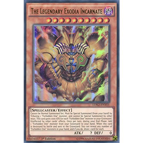 YuGiOh : LDK2-ENY01 Limited Ed The Legendary Exodia Incarnate Ultra Rare Card - ( Yu-Gi-Oh! Single Card ) by Deckboosters