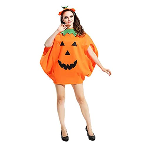 yumcute Disfraz de calabaza para Halloween, disfraz unisex con divertida calabaza, disfraz de cosplay, ropa de fiesta, carnaval, divertida, para niños y adultos