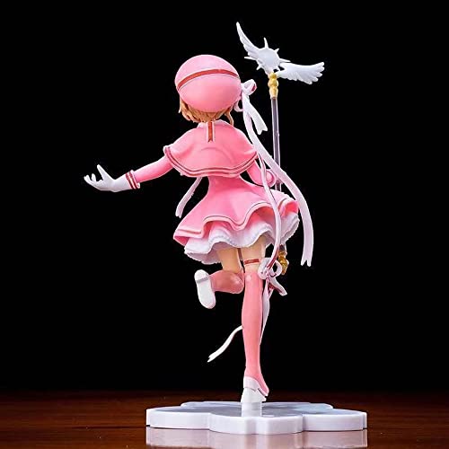 YUPADM Cardcaptor Sakura: Sakura Kinomoto Figura Personajes del Juego Estatua de Anime Modelo de Dibujos Animados Figuras de acción Colección de Juguetes Regalo Divertido Recuerdos para fanáticos