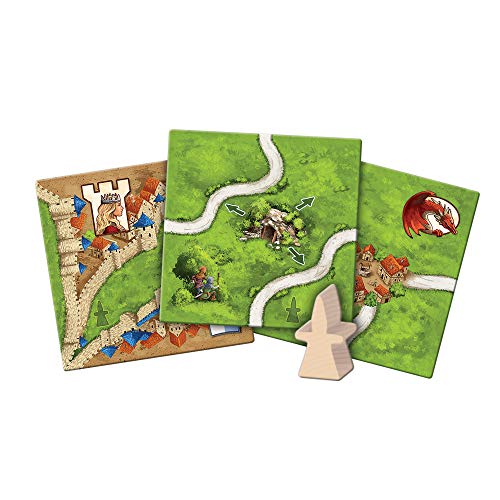 Z-Man Games , Carcassonne The Princess & The Dragon, Board Game Expansion 3, Ages 7 and up, 2-6 Players, 45 Minutes Playing Time
