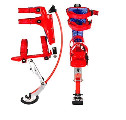 Zancos de saltar para niño (carga de peso 40-60 kg), rojo