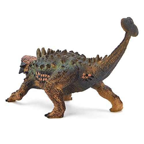 Zappi Co Ankylosaurus Dinosaur Figure Toy (Longitud 15 cm) Colección de Dinosaurios realistas y detallados para niños - Figuras de acción para Jugar y Aprender