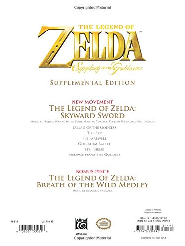 Zelda Symphony Of Goddess: Supplement Edition