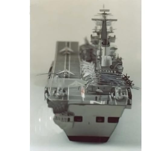 ZEZEFUFU 1/400 modelo de papel de portador de aviones HMS invencible R05 sin ensamblar, modelo militar de exposición de ciencia de aviación