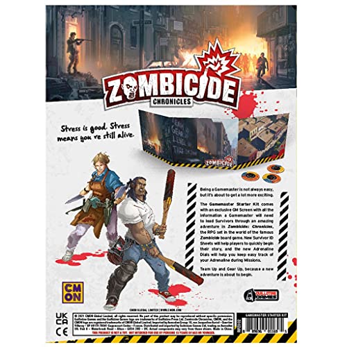 Zombicide Chronicles El juego de rol GameMaster Starter Kit | Juego de estrategia | Juego cooperativo para adultos y adolescentes | Edades 14+ | 2+ jugadores | Tiempo de juego medio 3045 minutos |