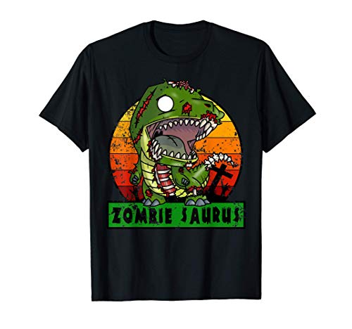 Zombie Saurus Zombiesaurus Dinosaur Disfraz De Halloween Camiseta