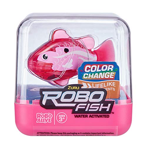 Zuru 7125H Robo Fish, rosa, plástico
