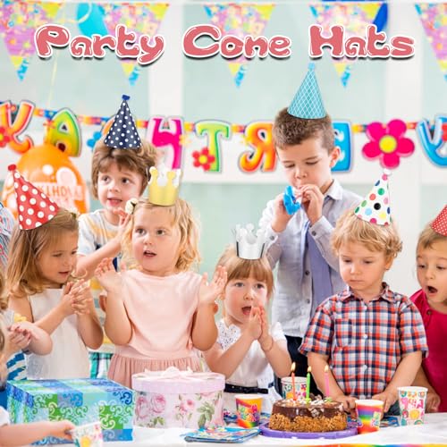 11 sombreros de fiesta de cumpleaños infantiles, sombreros de fiesta de cumpleaños con pompones, sombrero de fiesta, sombreros de fiesta, sombreros de fiesta, silbatos, silbatos, cumpleaños,