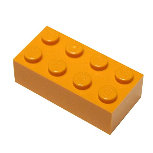 20 LEGO Ladrillos 2x4 Naranja