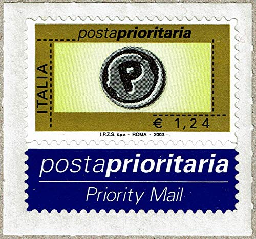 2003 Posta Prioritaria 1,24€ Stampa Tipografica SAS.2673D