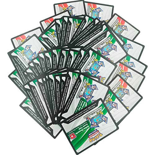 50 Pack Cartas Pokemon con Códigos para Pokemon Cartas Online – Booster 50 Pokemon Cartas Originales Online, Sobres Cartas Pokemon Online con Códigos de Cartas Pokemon Originales, Cromos Pokemon