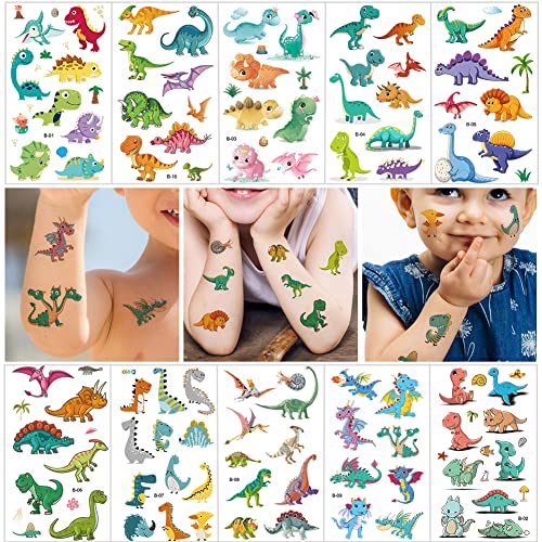 850+ Tatuajes Temporales Niños Niñas, Unicornios Sirenas Dinosaurios Espacio Piratas Animales Mariposas Tatoos Infantiles Regalos de Cumpleaños Para La Fiesta de Los Niños