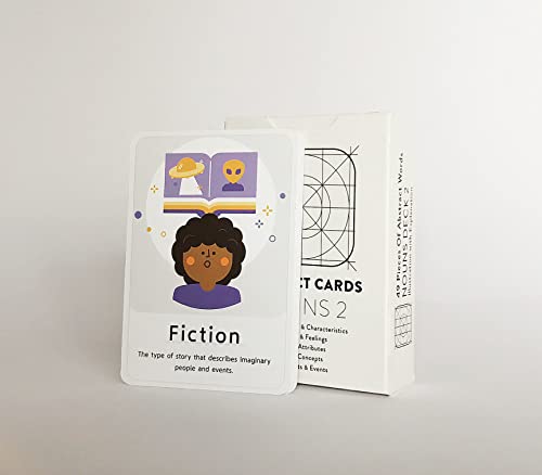 Abstract Cards Noun 2 - 49 tarjetas de emociones para niños y autismo, tarjetas de emoción, sentimientos, baraja para necesidades especiales, Feeling emotion Flash Cards For kids & autism