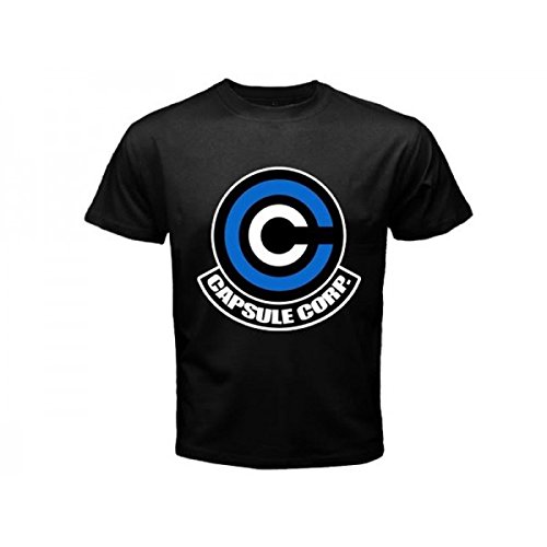 ABYstyle - Dragon Ball - Camiseta - Capsule Corp - Hombre - Negro (M)