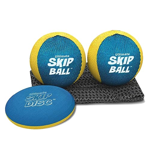 Activ Life Ultimate Skip Ball (Amarilla/Cian) Los Mejores Juegos de Playa, Juguetes acuáticos y Regalos para niños - Regalos de cumpleaños y Navidad para niños, niñas, Hombres y Mujeres