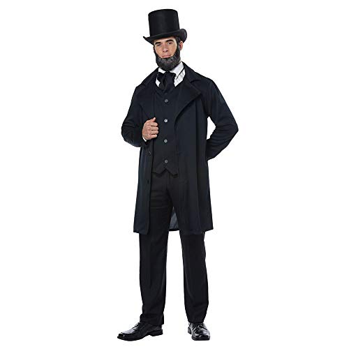 Adult Abraham Lincoln Fancy Dress Costume Small