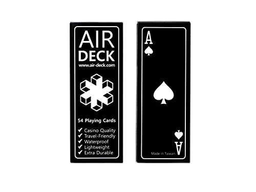 Air Deck: The Ultimate Travel Playing Cards (Black - 1 Deck)