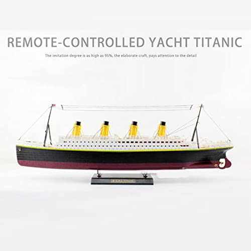 APAP NQD Titanic - Modelo de barco de agua teledirigido (2,4 G, RC, 3 canales, con luces LED (RTR)