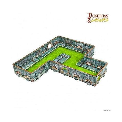 Archon Studio Dungeons & Lasers: Sewers Core Set Miniature Terrain - Sin pintar Compatible con DND y otros juegos de rol de mesa