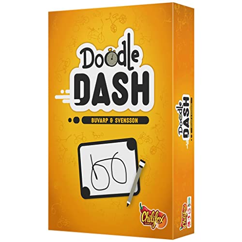 Asmodee - Chilifox CFDD01ES Doodle Dash Juego de Mesa, en Español