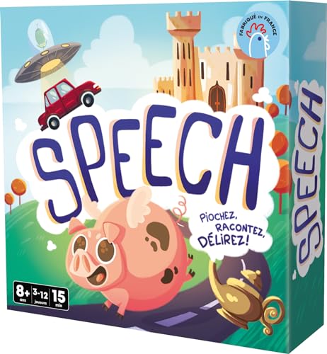 Asmodee Cocktail Games - Speech - Juegos de Mesa - Juegos de Cartas - Juegos para niños a Partir de 8 años - 3 a 12 Jugadores - Versión Francesa