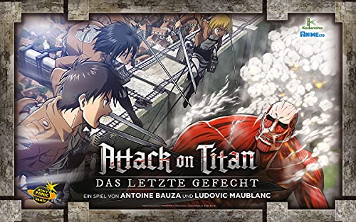 Asmodee DPGD0001 - Attack on Titan: Das letzte Gefecht - Figurenspiel, für 2-5 Spieler, AB 10 Jahre