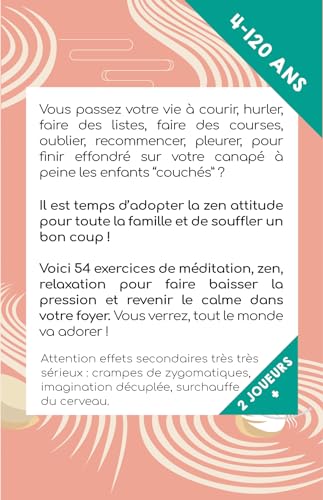 Asmodee Funomenum - Padre agotado: Kit de Supervivencia Zen - Juegos de Mesa - Juegos de Cartas - Juegos para niños a Partir de 4 años - 2 Jugadores - Versión Francesa