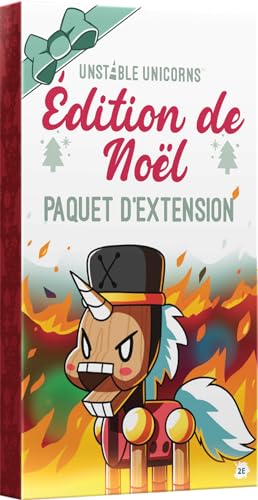 Asmodee - TeeTurtle Unstable Unicorns - Extensión: Edición de Navidad - Juegos de Mesa - Juegos de Cartas - Juegos para Adultos y niños a Partir de 8 años - 2 a 8 Jugadores - Versión Francesa