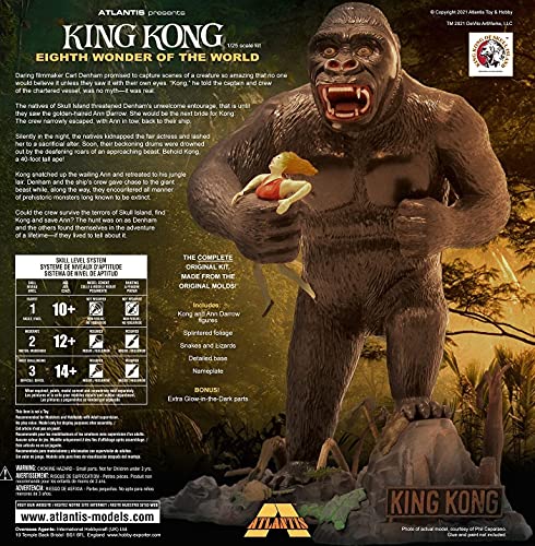 Atlantis- King Kong Kit de Modelo, Multicolor, Talla estándar (ATLA465)