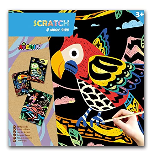Avenir- Pájaro mágico Scratch, Colores Variados, Small (31453)