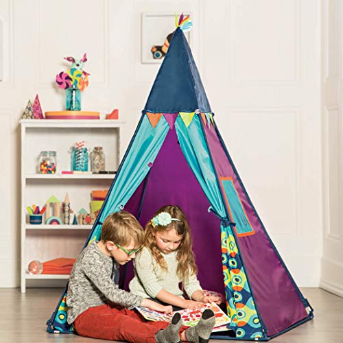 B. Toys – Carpa para Jugar – Tienda Azul para Interiores – Luz incorporada – Tienda para niños – 3 años + – Starry Sky Tent - Azul