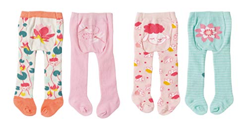 Baby Annabell Unisex Kids 43 Cm Baby Annabell Tights 2pcs 2 Assorted, Multicolored, 3 Years UK