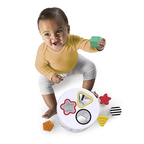 Baby Einstein Zen & Cal's Playground, Juego sensorial de ordenar y descubrir formas para bebés y niños pequeños, sin BPA, 6 meses o más