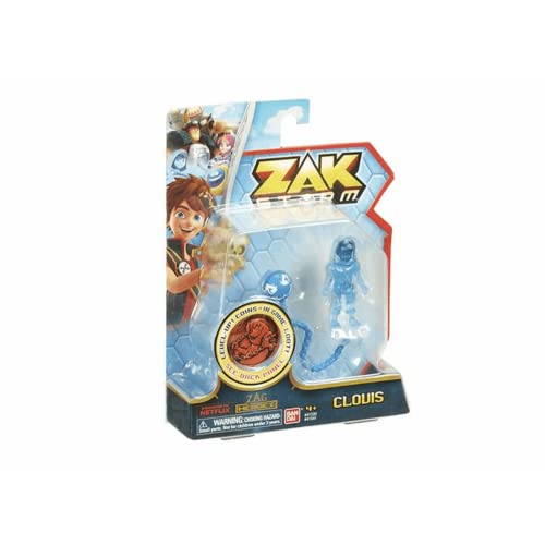 Bandai- Figura articulada Zak Storm, 41530, Multicolor, 8 cm