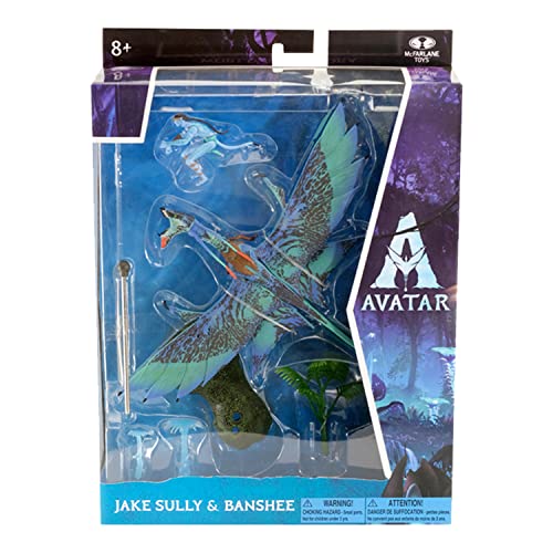 Bandai - McFarlane - Figura Súper Criatura Mundo Avatar Banshee Bob (Jake) Multicolor TM16396