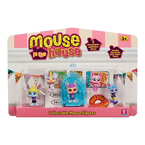 Bandai - Millie and Friends Mouse in The House - Pack de 5 Figuras Juguetes, Juguetes Coleccionables, Juego Imaginativo, para Niños de 3 a 7 Años CO07708