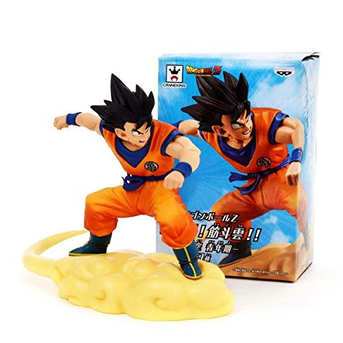 Banpresto Dragon Ball Z Figure Son Goku In Youth On Nimbus Cloud (Plastica 16 Cm)