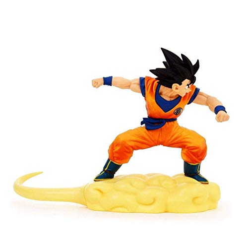 Banpresto Dragon Ball Z Figure Son Goku In Youth On Nimbus Cloud (Plastica 16 Cm)
