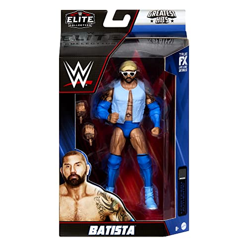 Batista - Figura de acción de lucha libre de juguetes de la WWE Elite Greatest Hits 2