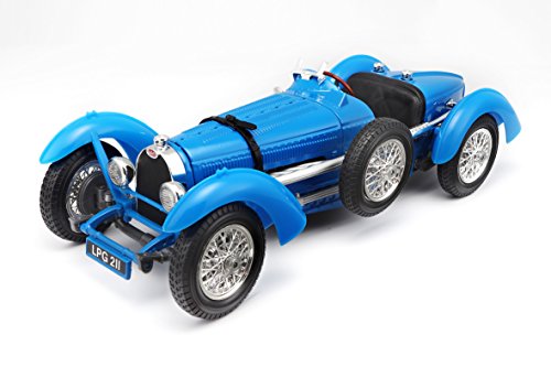 Bburago - 12062 - Miniatura Radio Vehículo de Control - Bugatti Tipo 59-1:18 Escala - Azul