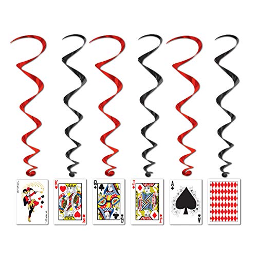 Beistle 57829 5-Pack Juego de cartas blanco y azul, 3-Feet (