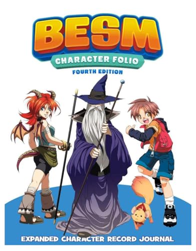 BESM (ojos grandes, boca pequeña) anime y manga Adventures RPG personaje Folio