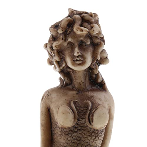 BESSTUUP Figura de resina con escena de arena de serpiente, demonio, modelo para niños