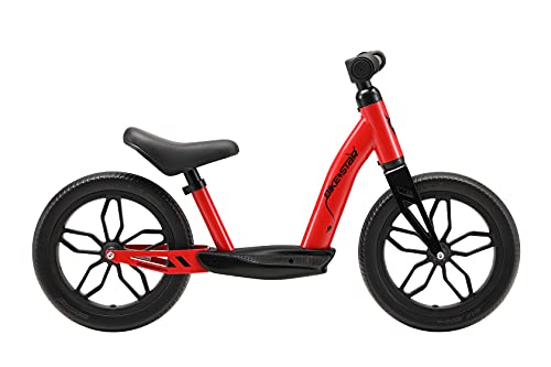 BIKESTAR Bicicleta sin Pedales Muy Ligera para niños y niñas | Bici 12" Pulgadas a Partir de 3-4 años | Eco Clásica Rojo